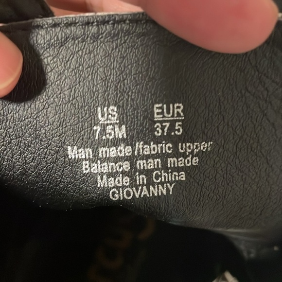 Circus by Sam Edelman Giovanny black lace up snakeskin combat boots sz 7.5 - Picture 7 of 8